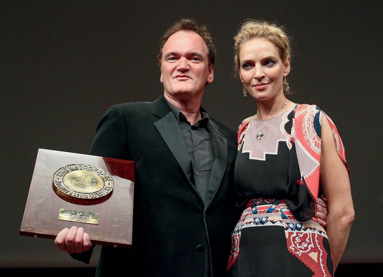 Quentin Tarantino e Uma Thurman
