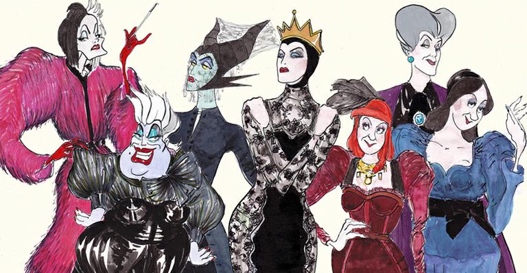 Vilãs da Disney usam roupas de alta-costura da grife Dolce & Gabbana