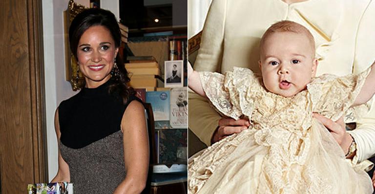 Pippa Middleton dá presente inusitado de batizado para o príncipe George