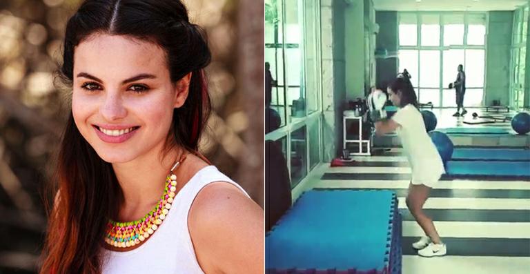 Sthefany Brito mostra vídeo com seu treino: ‘Projeto saradas até 2030’