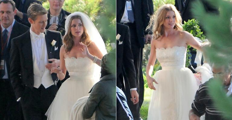 Revenge: Atriz grava o casamento de Emily Thorne
