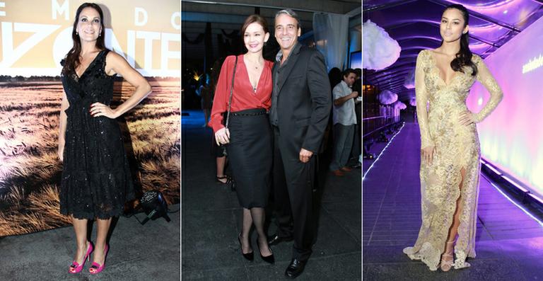 Looks das estrelas na festa de lançamento de Além do Horizonte