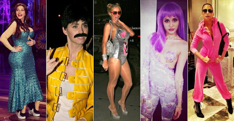 Famosos se vestem de ‘famosos’ no Halloween