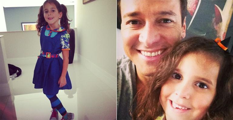 Filha de Rodrigo Faro é fã da novela Chiquititas
