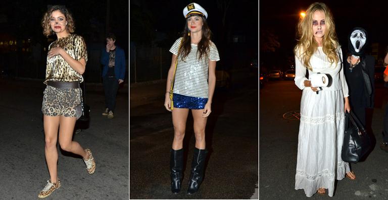Elenco de Sangue Bom faz festa de Halloween