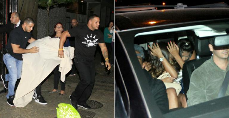 No Rio, Justin Bieber visita termas e sai acompanhado por duas mulheres