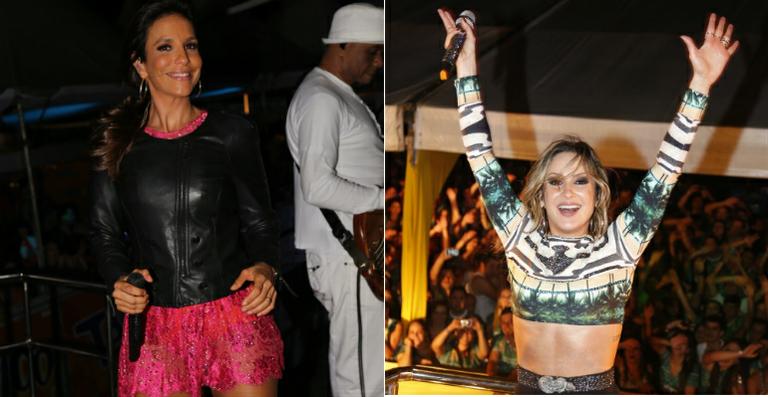 Ivete Sangalo e Claudia Leitte cantam juntas em carnaval fora de época