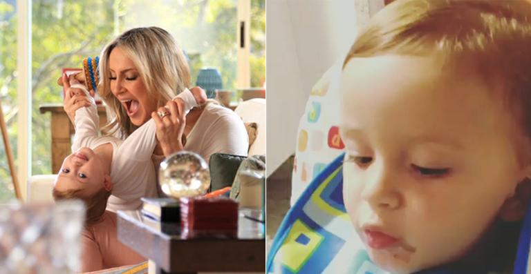 Claudia Leitte mostra vídeo de Rafael cantando seu novo hit
