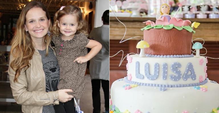 Fernanda Rodrigues mostra a decoração da festa de aniversário da filha