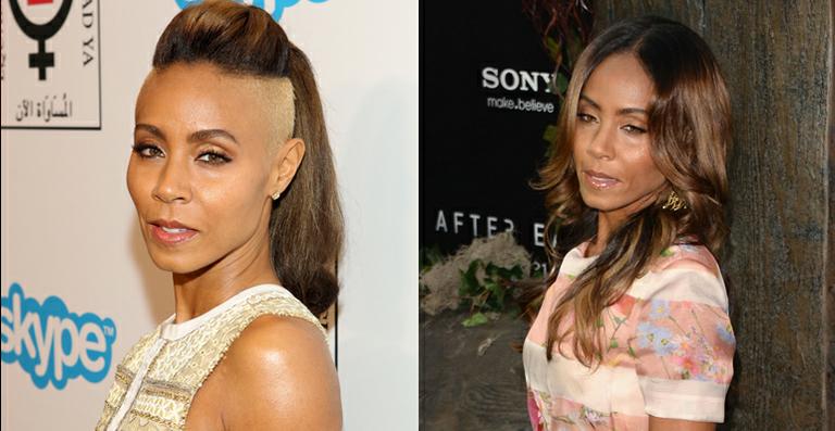 Novo visual: Mulher de Will Smith surge com cabelo moicano