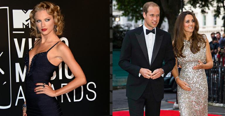 Taylor Swift cantará em evento beneficente na residência do Príncipe William e Kate Middleton