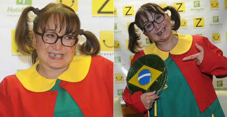 Maria Antonieta, a Chiquinha, já está no Brasil e faz coletiva de imprensa