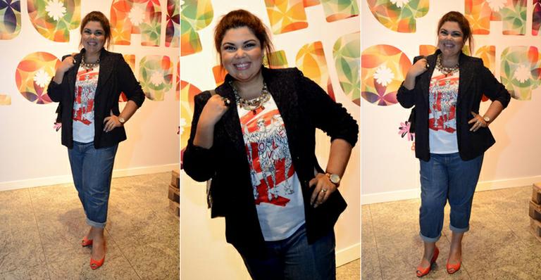 Blazer de Fabiana Karla é lição fashion para mulher curvilínea
