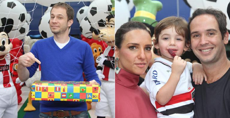 Tiago Leifert comemora o aniversário do filho de Caio Ribeiro