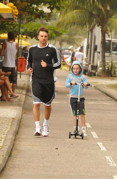 Cássio Reis e filho, Noah