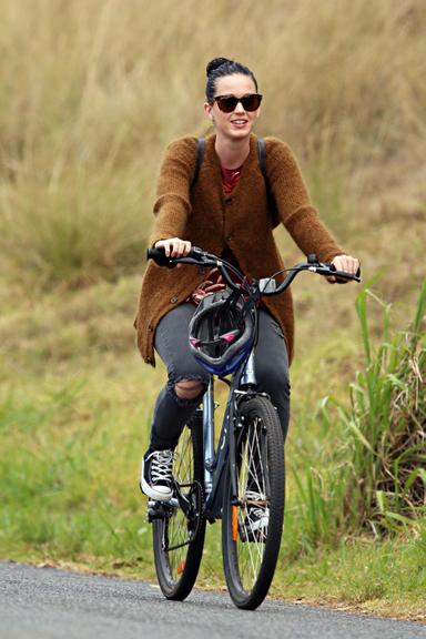As pedaladas de Katy Perry