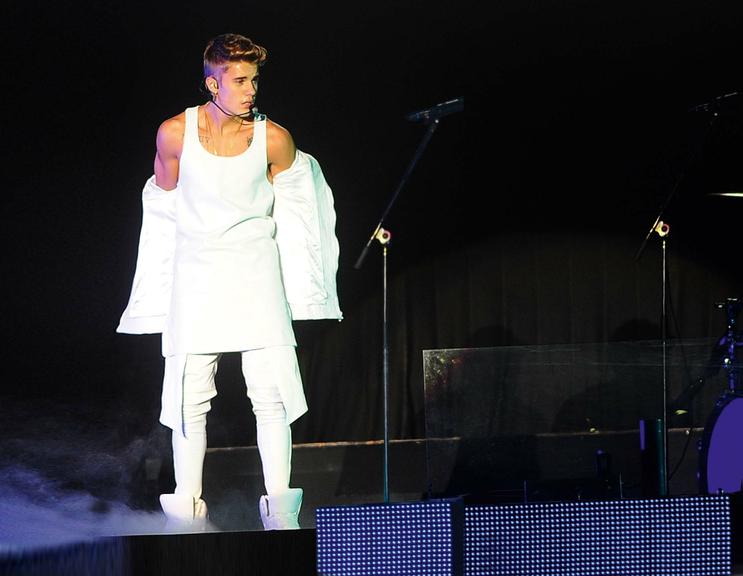 A passagem do astro Justin Bieber pelo Brasil