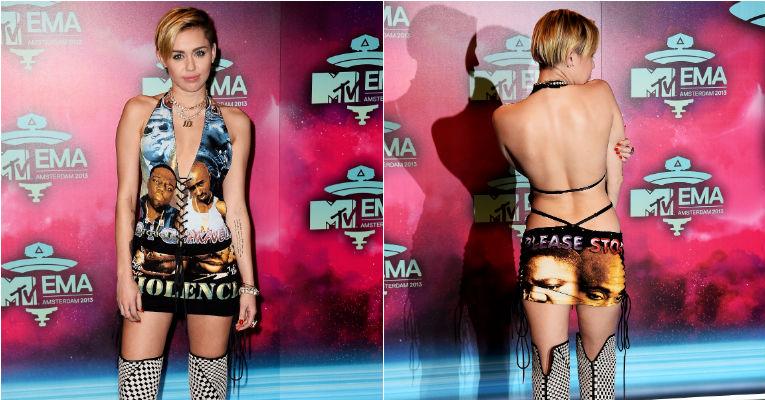 EMA 2013: Miley Cyrus faz protesto com vestido provocante. Veja as estrelas da noite!