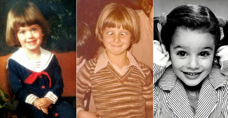 Descubra quem são os famosos nas fotos de infância!