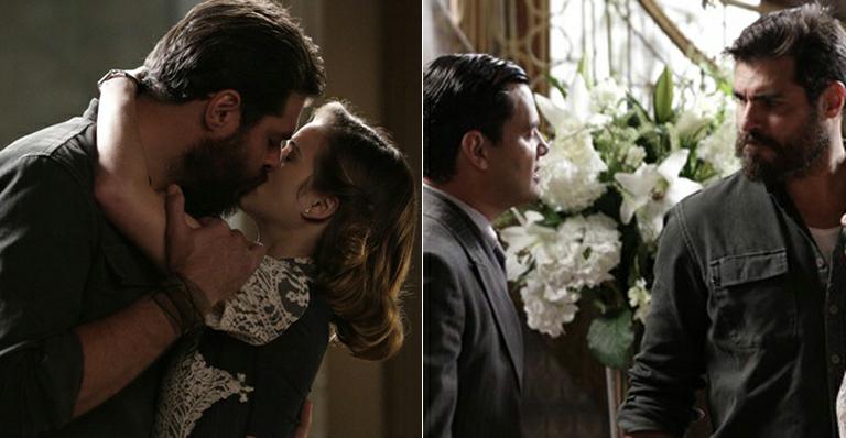 Joia Rara: Hilda encontra Toni às escondidas e casal tem noite de amor