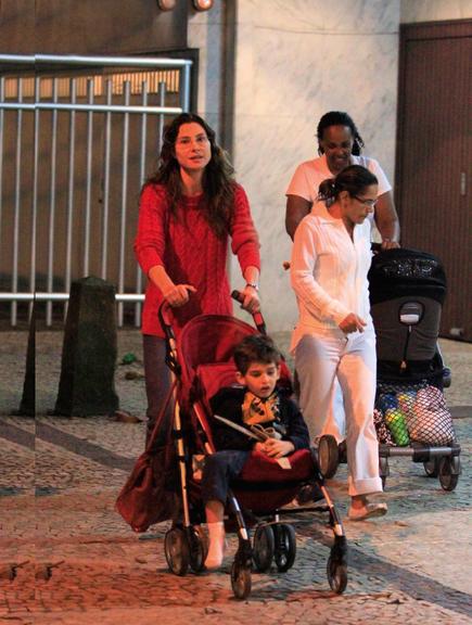 Lavínia Vlasak e o filho, Felipe