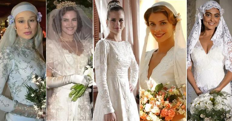 Noivas das novelas de época inspiram vestidos atuais. Confira!