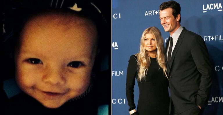 Fergie parabeniza o marido com foto do filho sorrindo. Confira!