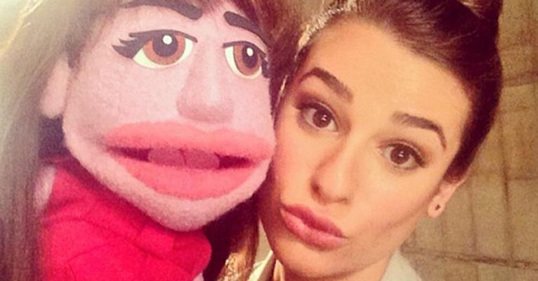 Lea Michele e outros atores de Glee ganham versões em fantoches