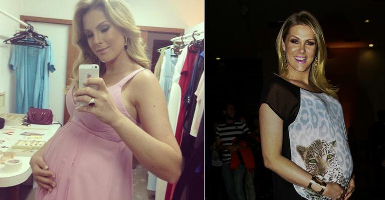 Ana Hickmann acaricia barriga em foto no Instagram. Confira!