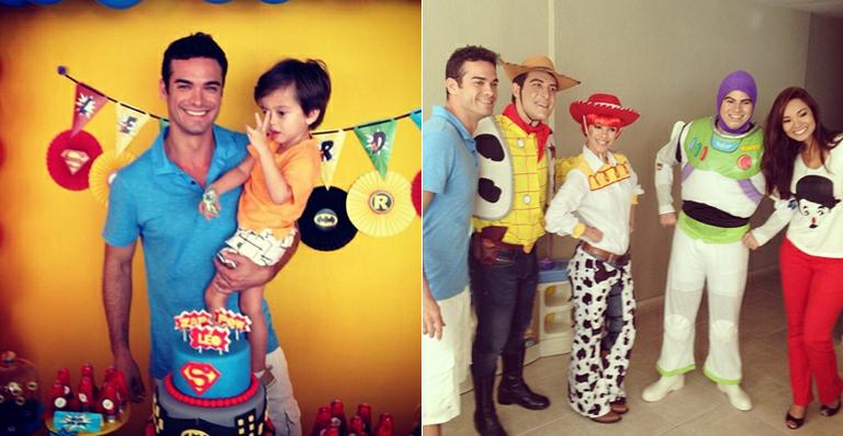 Carol Nakamura organiza festa para o filho de Sidney Sampaio