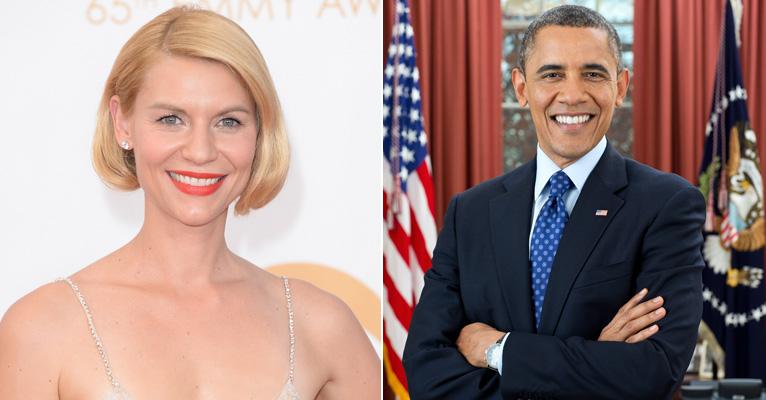 Barack Obama elogia Claire Danes: Você é melhor atriz do que eu sou presidente
