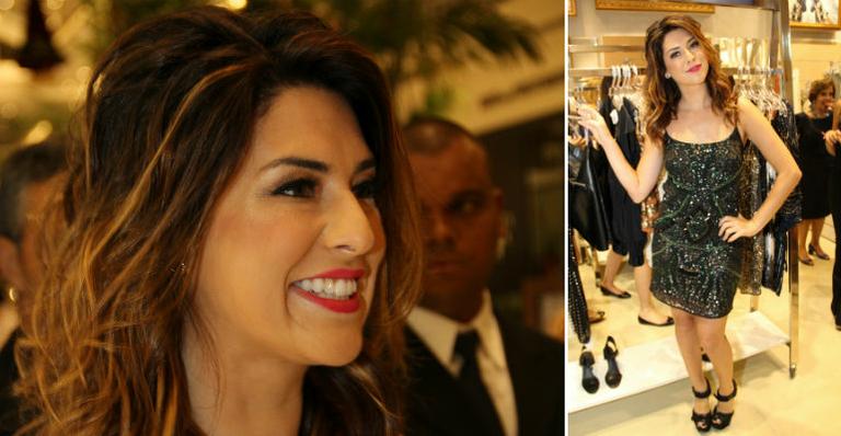 Fernanda Paes Leme mostra como usar vestido de paetê. Veja e copie