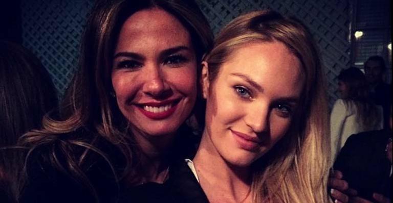As mais belas: Luciana Gimenez encontra com a angel Candice Swanepoel