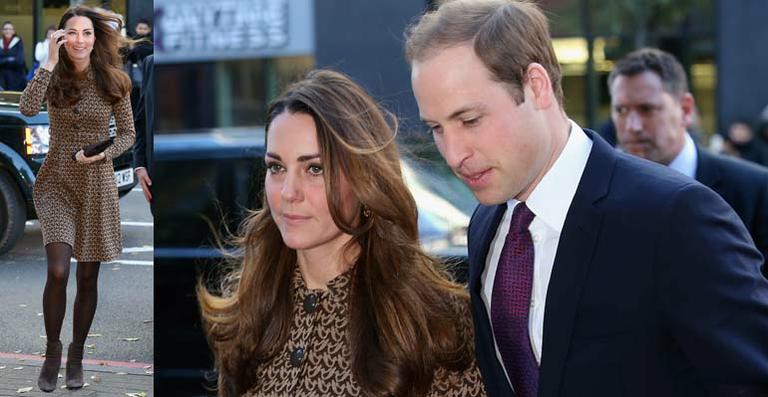 Kate Middleton repete vestido de R$ 500 após quase dois anos