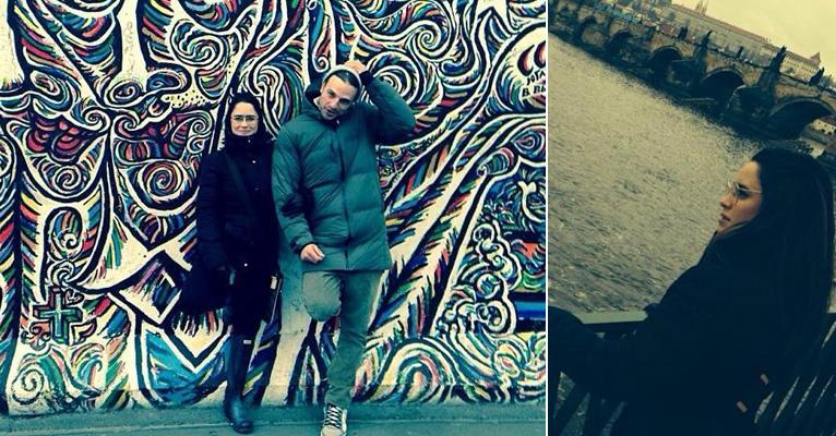 Fernanda Vasconcellos e Cássio Reis aproveitam viagem romântica pela Europa
