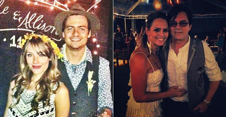 Allison Lima, filho de Chitãozinho, se casa com festa em chácara