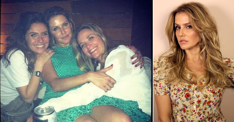 Amigas! Deborah Secco e Giovanna Antonelli curtem festa de aniversário juntas