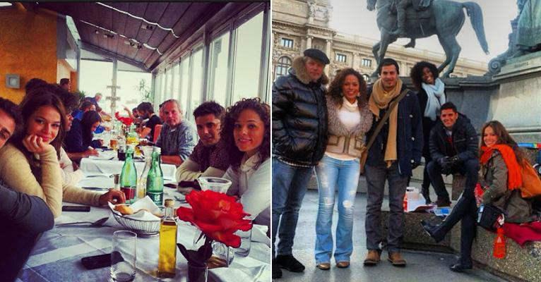 Bruna Marquezine e Bruno Gissoni gravam próxima novela das 9 na Áustria
