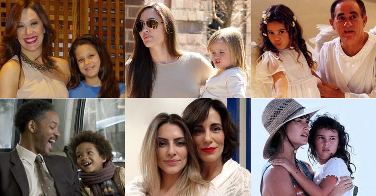 Estrelas que fizeram o primeiro trabalho junto com os pais, como Angelina Jolie