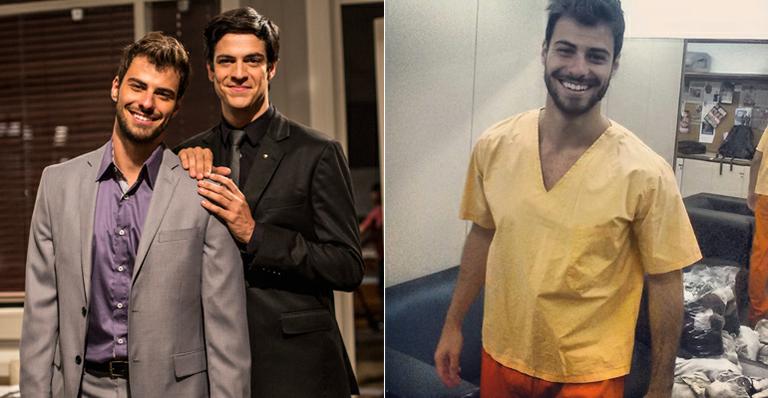 Amor à Vida: Lucas Malvacini mostra foto com uniforme da prisão: ‘Anjinho no xadrez’