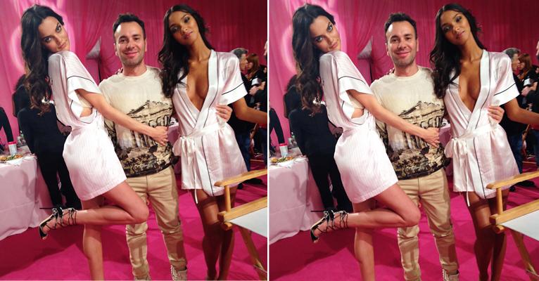 Matheus Mazzafera assiste o desfile da Victória Secret’s em NY