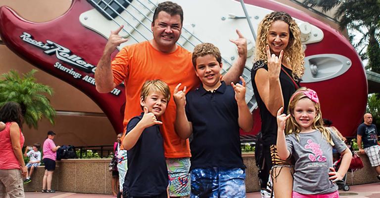 Marcos Quintela leva a família para curtir Orlando