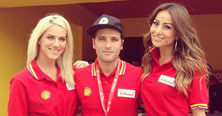 Sabrina Sato e Bruno Gagliasso assistem a fórmula 1 em Interlagos