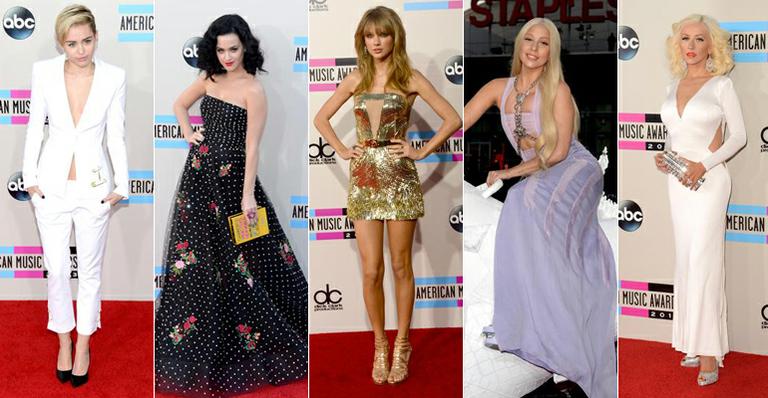 American Music Awards: veja os looks de estrelas como Taylor Swift