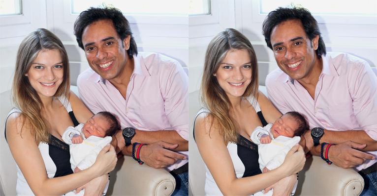 Guilherme, da dupla Guilherme e Santiago, festeja a chegada do terceiro filho