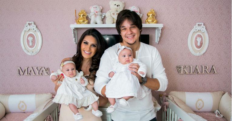 Natália Guimarães fala das personalidades diferentes de suas gêmeas