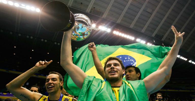 Seleção Masculina de Vôlei conquistar a Copa dos Campeões, no Japão