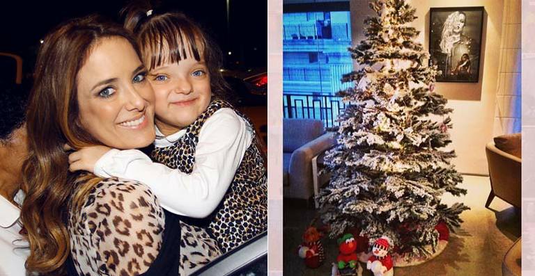 Ticiane Pinheiro mostra a árvore de Natal de sua casa