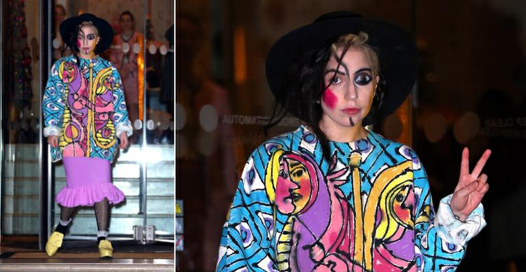 Lady Gaga aparece usando estampa inspirada em Pablo Picasso!
