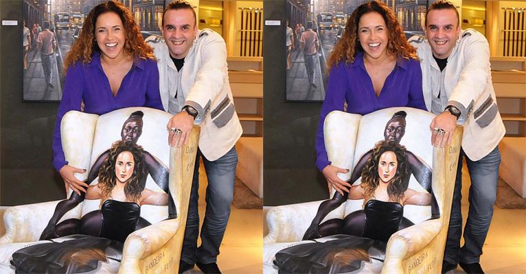 Daniela Mercury é homenageada em exposição de arte em Salvador